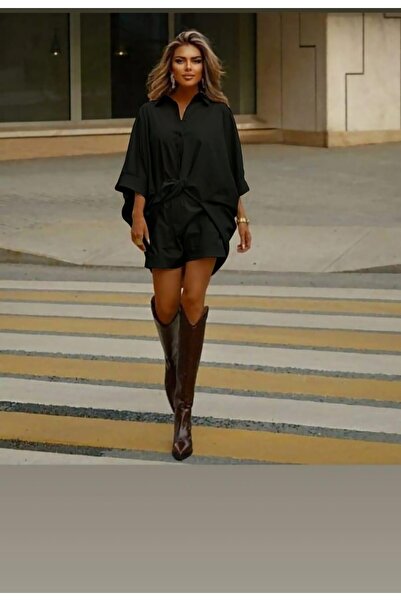 AYS WORLD Keten Şhort Takım M Duttii % 100 Keten Pamuk