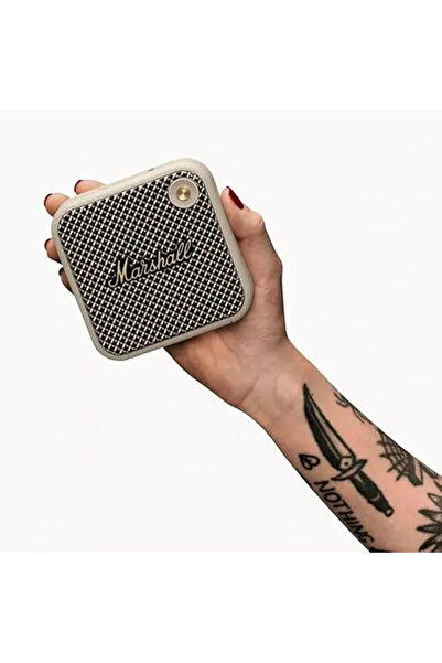 Marshall Marshall Willen II Compact Portable Wireless Speaker, 15H Playtime, IP67 Waterproof – Cream