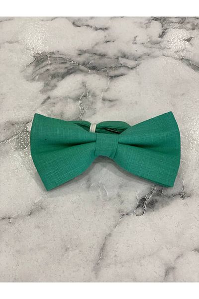 STYLENEST ربطة عنق مطاطية خضراء للأطفال