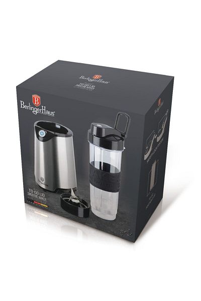 Berlinger Smoothie blender with glass Black Silver Collection