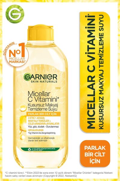 Garnier Micellar C Vitamini Kusursuz Makyaj Temizleme Suyu 400 ml