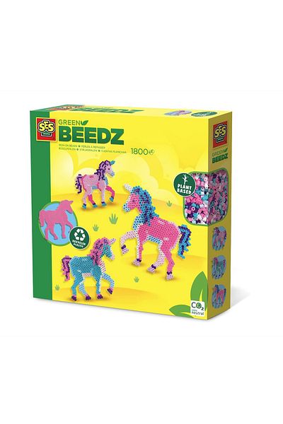 SES Creative Green Beedz Creative Set - Unicorn Iron-On Beads