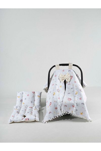 Letizia Sky Stroller Cover and Cushion Set