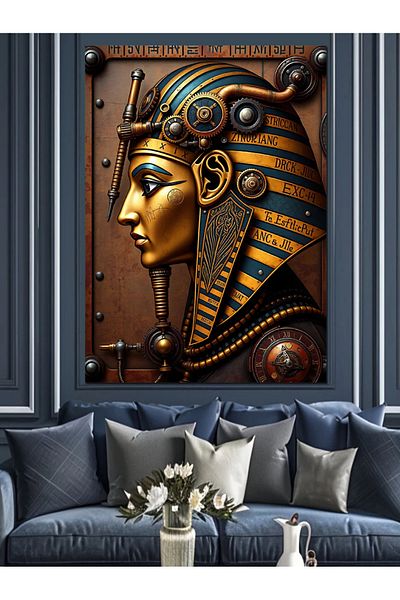 Tablomega Pânză decorativă Pharaoh Queen Art - Lemn MDF