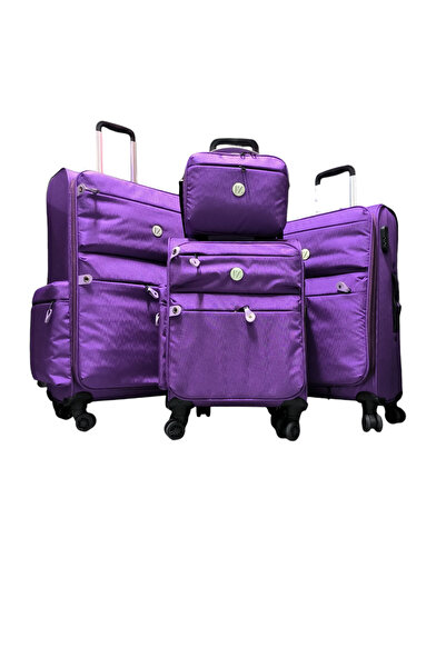 izBAG İZ PREMİUM DÖRTLÜ VALİZ SETİ KUMAŞ