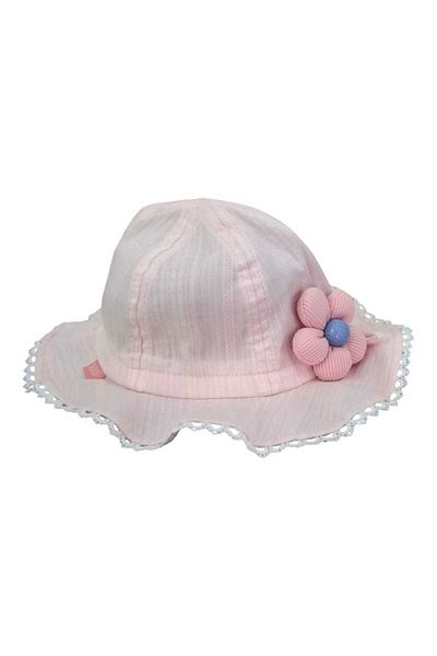 Aware Time Kitti 1-3 Years Old Girl's Accessory Lace-Up Summer Fedora Hat