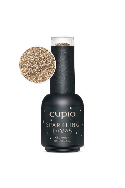 Cupio Oja semipermanenta Sparkling Divas Collection - Gold Society