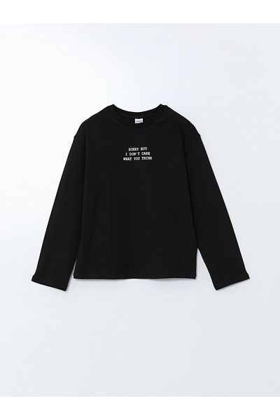 LC Waikiki Κοριτσίστικο T-Shirt με λαιμόκοψη