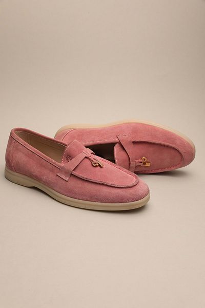 Gondol Mocasini clasici de dama din piele naturala Dusty Rose 40 ttx.7015