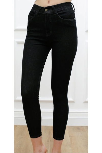 couis Large Size Lycra High Waist Pipe Leg
