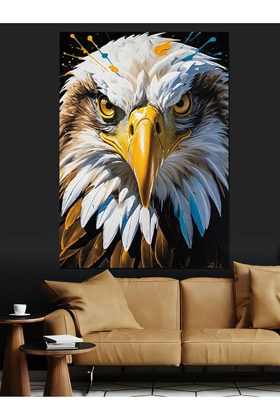 Tablomega Pânză decorativă Eagle's Sharp Eye - Lemn MDF