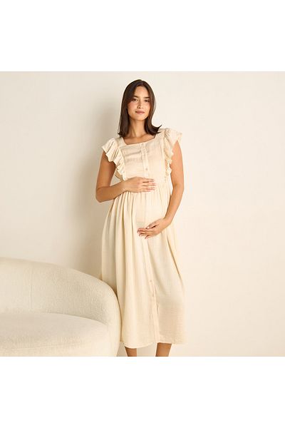 FAV Ruffle Detail Maternity Night Dress