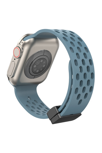 PSGT Watch Seri1/2/3/4/5/6/7/8/9/se/ultra-42/44/45/49mm - Seri10-46mm Uyumlu Silikon Kordon Nikepro
