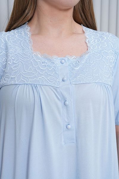 EM&FA TEKSTİL Lace Detailed Nightgown