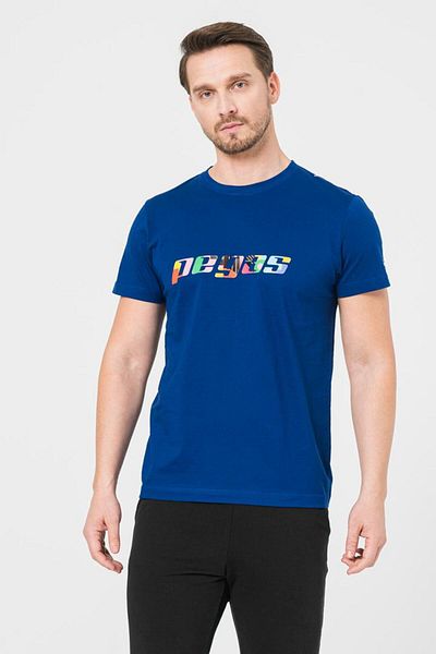 Pegas Tricou obișnuit din bumbac Logo Pegas multicolor