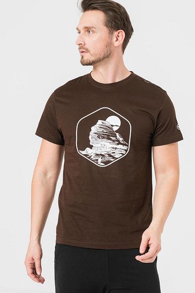 Pegas CASUAL SFINX MEN'S T-SHIRT COFFEE-S