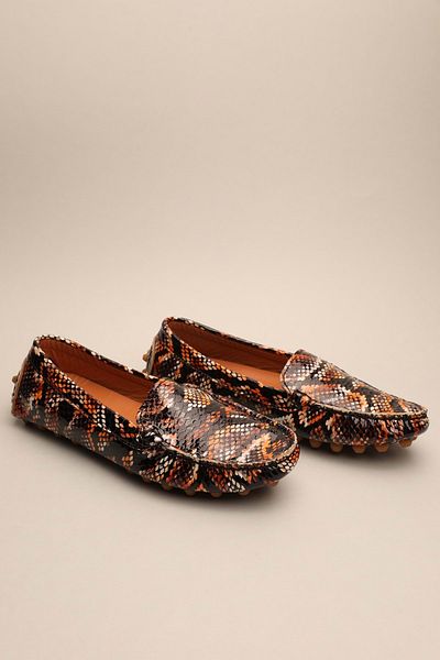 Gondol Mocasini clasici din piele naturala de dama Black Snake 37 Ttx.7019