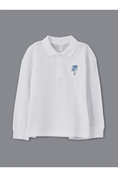 LC Waikiki Tricou pentru băiat cu gât polo imprimat
