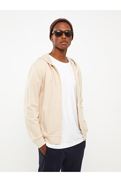 LC Waikiki Cardigan sport pentru bărbați, cu glugă, cu formă standard