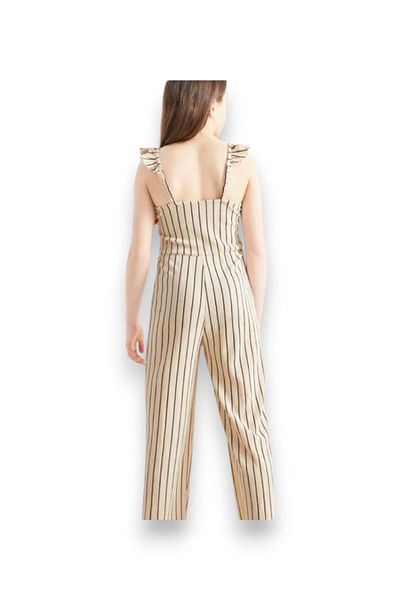 SeaBubbles Striped Girl's Jumpsuit