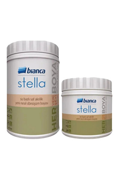 Bianca Stella Su Bazlı Saf Akrilik Boya 500 ml - Antik Beyaz