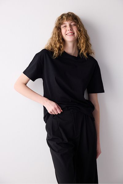 Penti Oversize Black T-Shirt