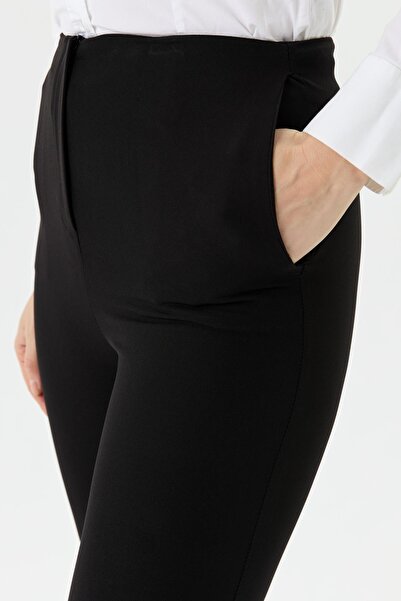 Doque Kadın Kumaş Pantolon Dar Paça Esnek Cepli 59014