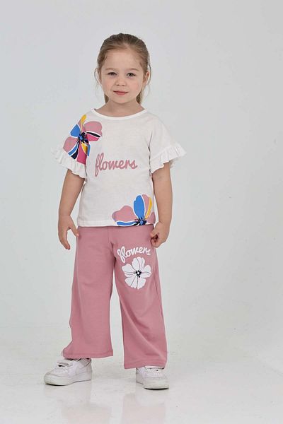 relax kids Flower Printed Girl's Set