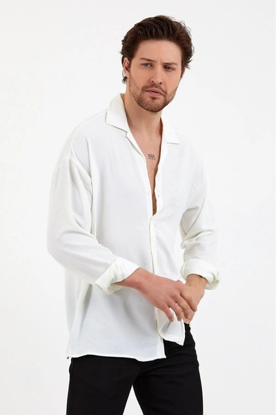 khalif Aerobin Linen Super Oversize Shirt New Season