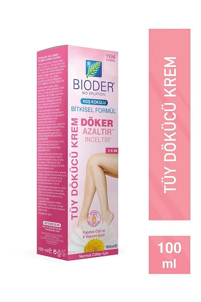 Bioder 100 ml cream Hair RemoVal BoDy Area - 5 Pack ReDucing EffecT