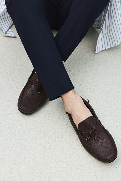 Ziya Genuine Leather Men's Shoes - 1511007 Zb01 Coffee