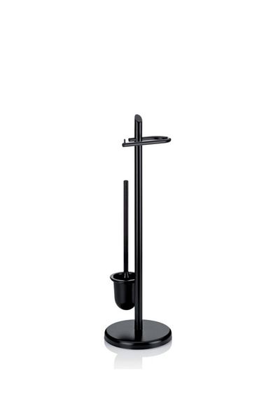 KELA Keck Lang KEN black metal toilet set