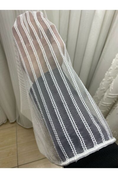Store Taçhome Mother of Pearl Glitter Chain Tulle Curtain