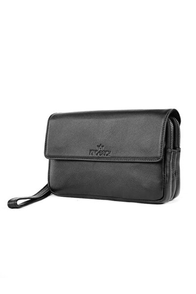 king brich Double Pocket Genuine Leather Bag