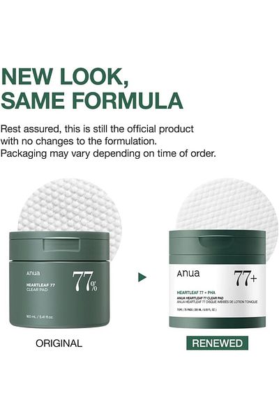 ANUA Heartleaf 77 Toner Pads, Exfoliating Facial Pads for Glass Skin, Hydrating, Sensitive Skin, 70 Pads