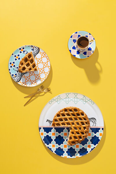 EMAYlab Jaolu Glass Cake Bowl & Cake Plate (32 cm)