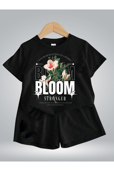 GLOWES Set pantaloni scurți unisex pentru copii cu imprimeu text