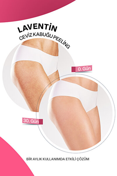 Laventin Tüy Azaltıcı ve -Besleyici Arındırıcı Nemlendirici Anında Batık Karşıtı El-Vücut Peelingi