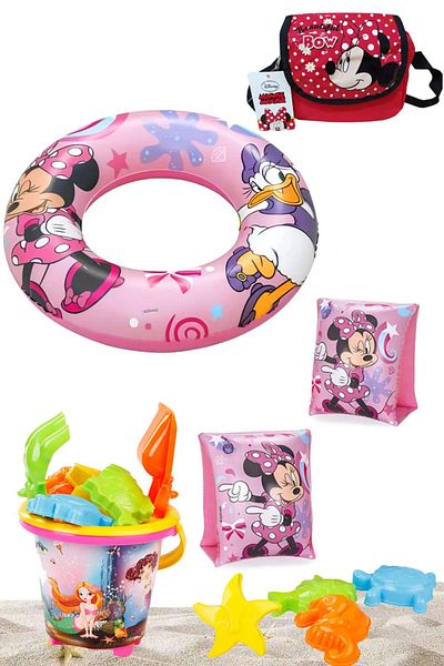 Yeşil Oyuncak Life Buoy with Carrying Bag for Ages 3-6, Inflatable Sleeve and Fabric Future Doomsday Set
