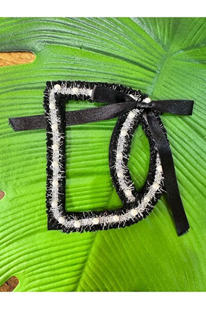 Gönülden Tasarım PERLOVAN DIZAJN S VISOČINOM SLOVA D, APLIKACIJA ZA VEZ 15X13 CM