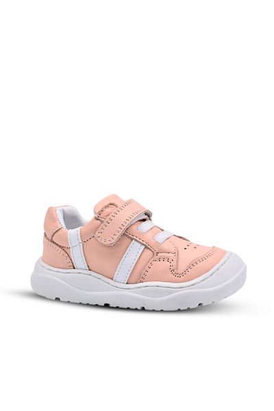 kids A more Dívčí neformální boty z pravé kůže Pink Toms