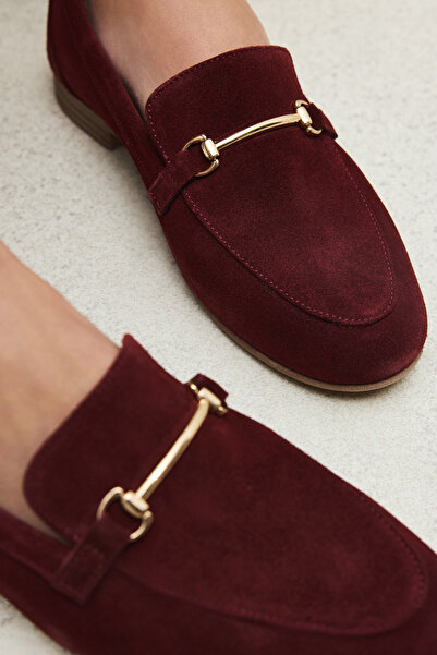 Ziya Жіночі туфлі з натуральної шкіри бордового кольору - 1511033Z4830832