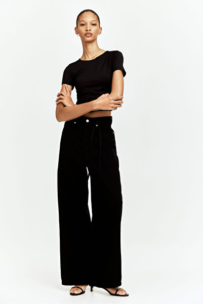 H&M Drapeli Tişört