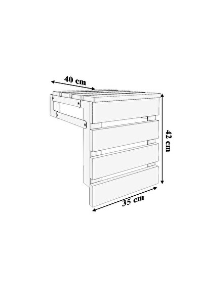 İGEMTASARİM DUVARA MONTE KATLANABİLİR TABURE ÇOK AMAÇLI ENGELLİ OTURAĞI