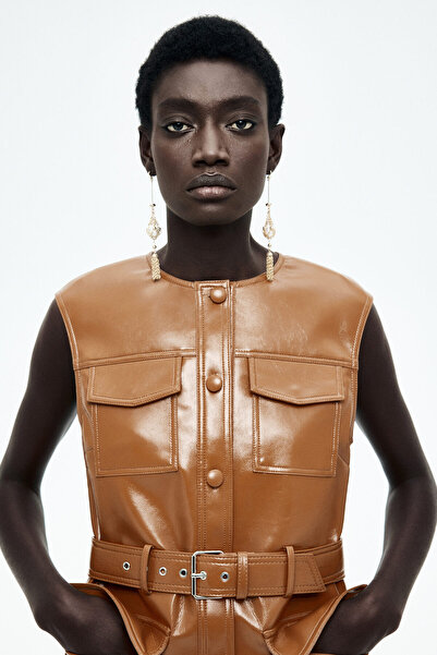 H&M Kaplamalı Kargo Elbise