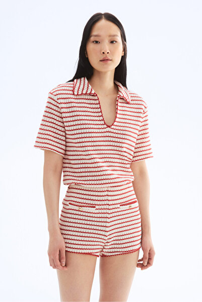 H&M Tekstüre Triko Şort
