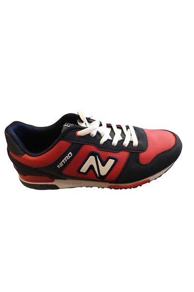 Jump Nitro 90028 D Navy Blue Claret Red Running Men's Sports Shoes