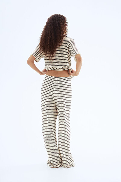 H&M Tekstüre Triko Pantolon