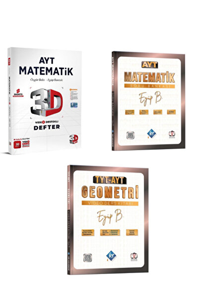 Garantör Akademi 2025 eyüp b ayt ayt matematik soru bankası geoemtri kamp ve ...