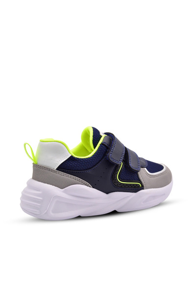 kids A more Wonder Air Mesh Detailed Ultra Light Sole Boys' Sneakers Navy Blue